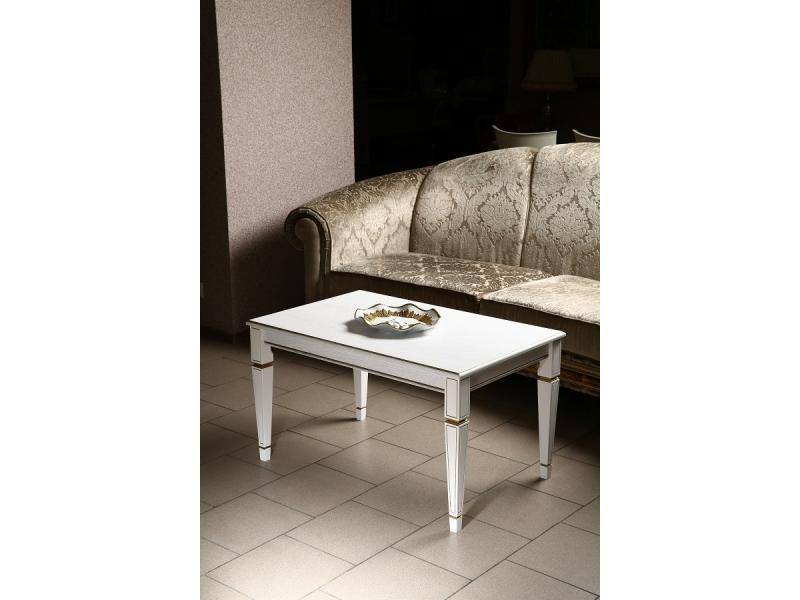 стол журнальный васко в 81 белый ясень/золото в Нижневартовске