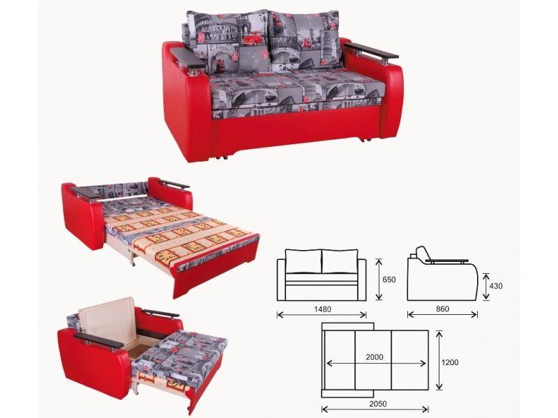 диван прямой виктория мдф в Нижневартовске