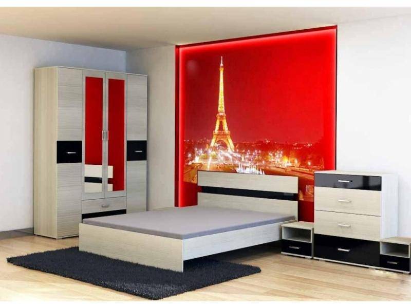 светлый спальный гарнитур сити в Нижневартовске