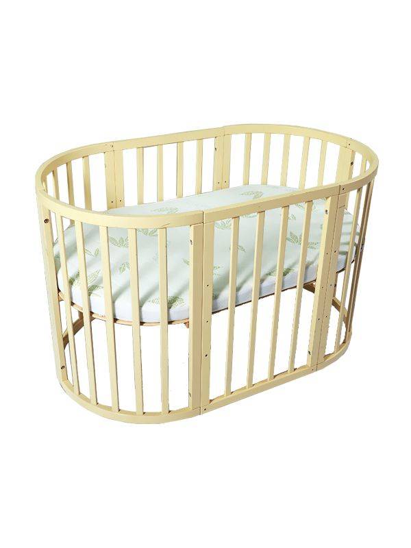 круглая кроватка-трансформер береза в Нижневартовске