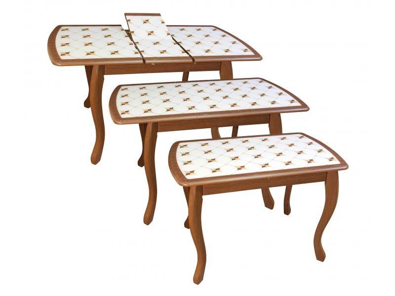 стол обеденный инкрустация 2 в Нижневартовске