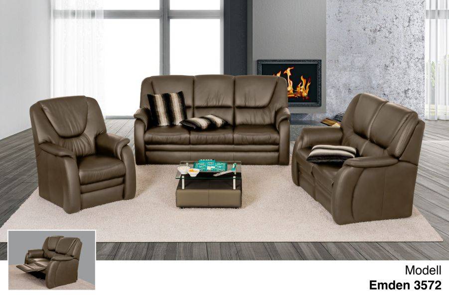 двухместный кожаный диван emden в Нижневартовске