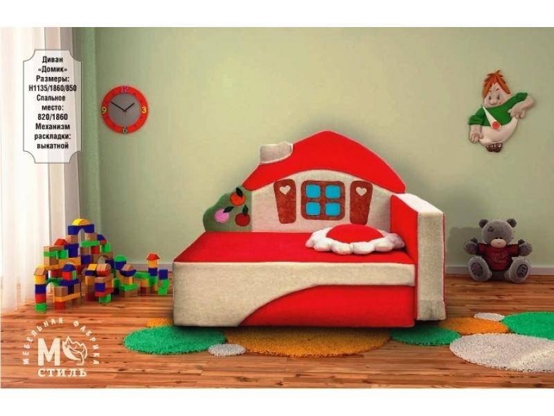 диван прямой домик выкатной в Нижневартовске