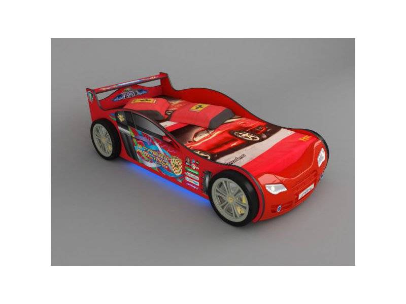 кровать машина rх800 night light red (190*90) в Нижневартовске