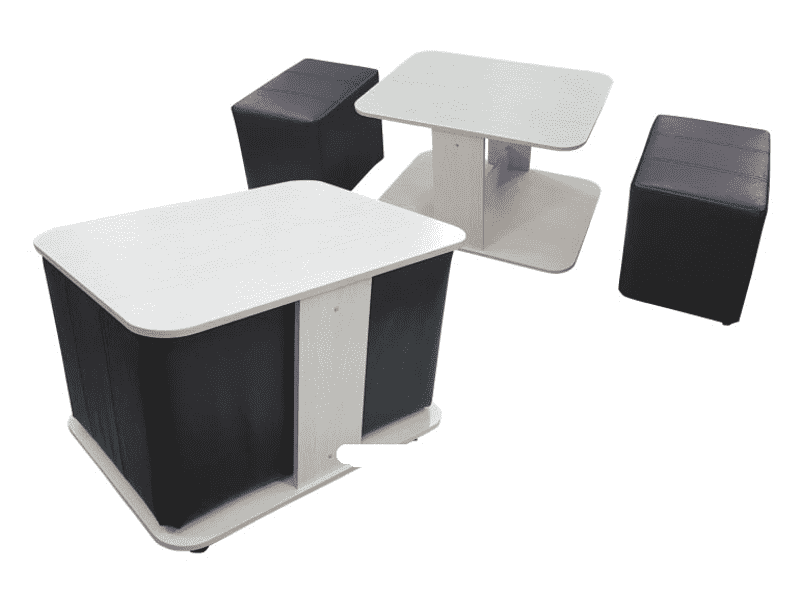 стол сж 08 с пуфами журнальный в Нижневартовске