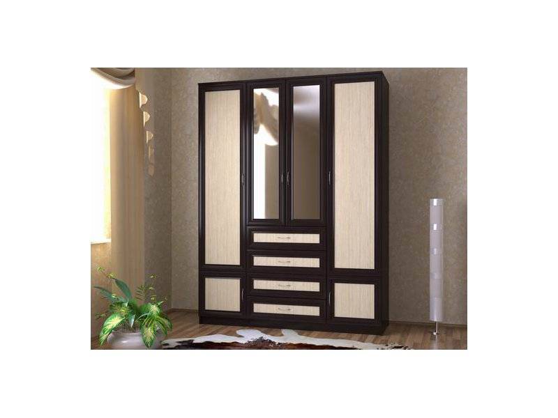 шкаф с комодом 1600 венге в Нижневартовске