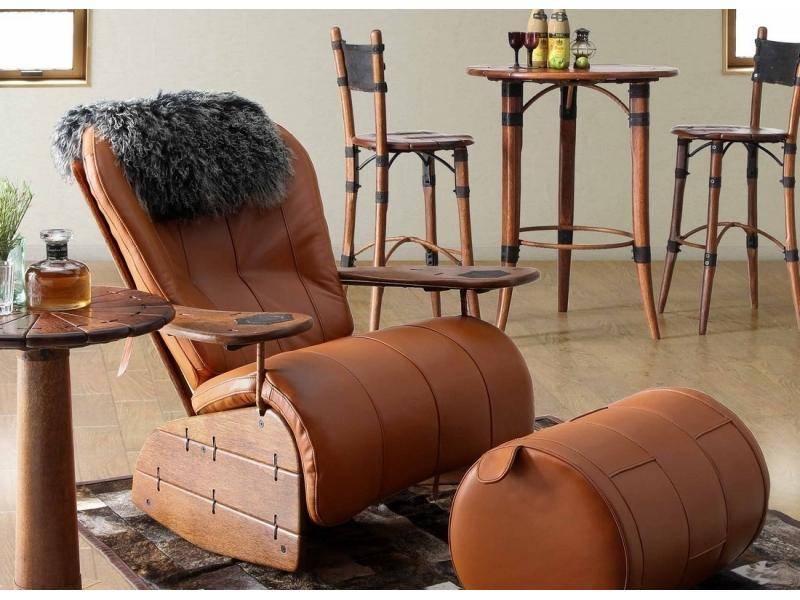 кресло-качалка в охотничьем стиле в Нижневартовске