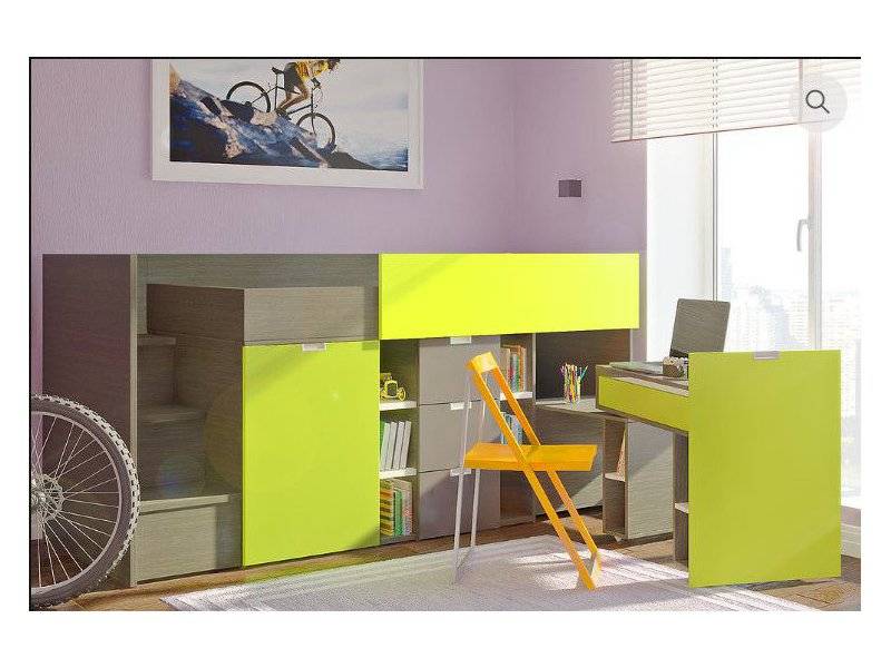 кровать-чердак низкий ники-02 в Нижневартовске