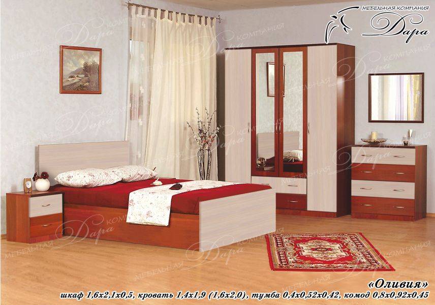 спальный гарнитур оливия в Нижневартовске