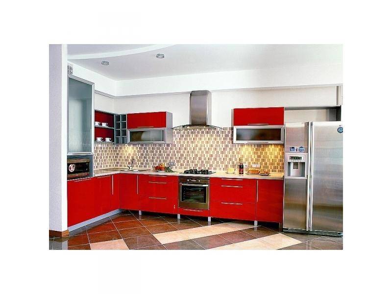 кухонный гарнитур угловой пластик в Нижневартовске