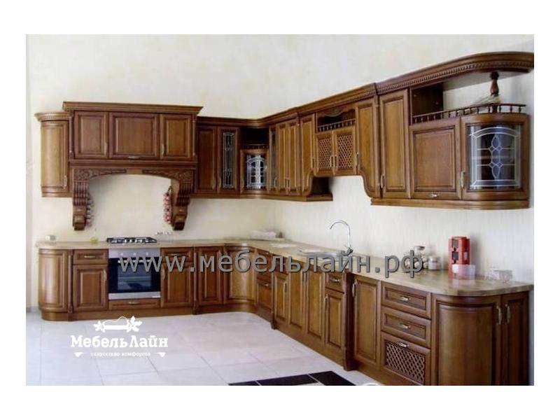 угловая классическая кухня в Нижневартовске