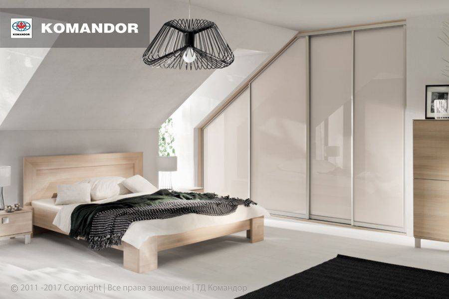 шкаф-купе в спальню 069 в Нижневартовске