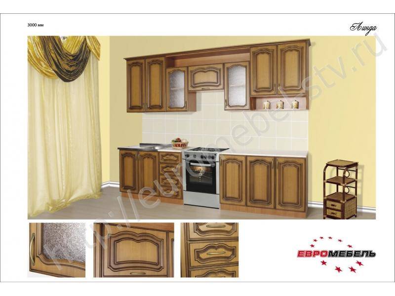 кухонный гарнитур прямой линда в Нижневартовске
