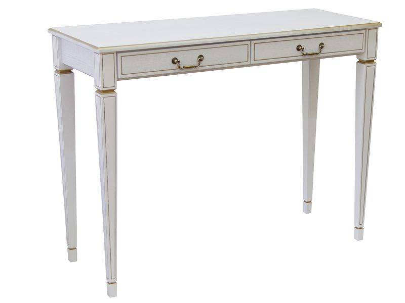 консоль васко в 91н белый ясень/золото в Нижневартовске