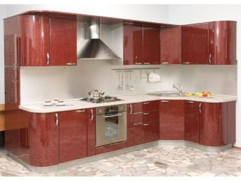 кухонный гарнитур угловой металик в Нижневартовске