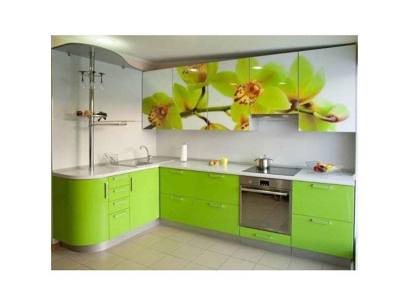 угловая кухня 20 мдф с фотопечатью в Нижневартовске