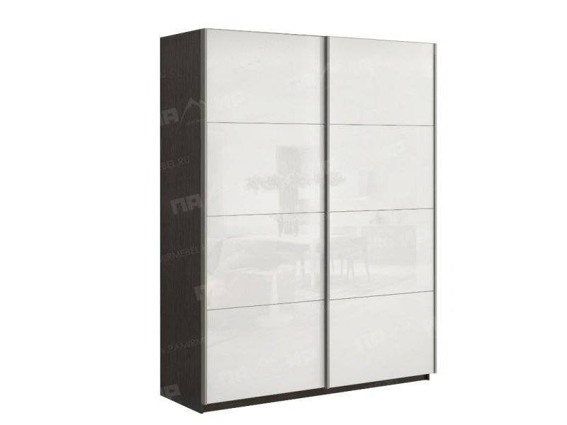 шкаф-купе браво венге / лакобель белая в Нижневартовске