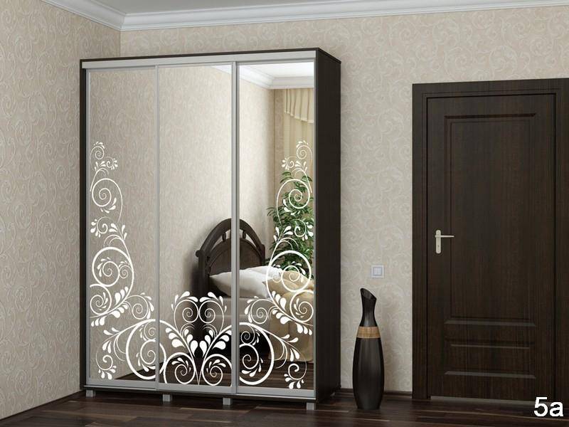 шкаф-купе с пескоструйным рисунком в Нижневартовске