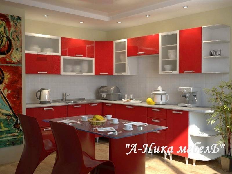 глянцевый кухонный гарнитур каролина в Нижневартовске