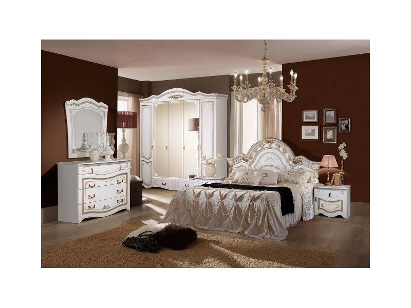 спальный гарнитур рим 5п белый в Нижневартовске