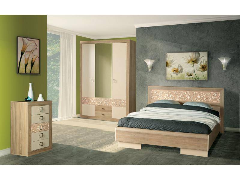 спальный гарнитур «флора» в Нижневартовске