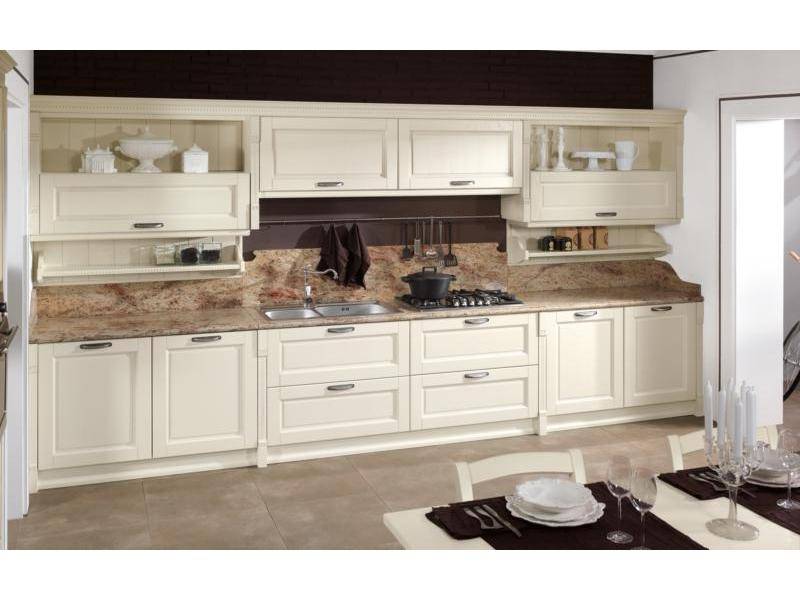 светлая прямая кухня в Нижневартовске