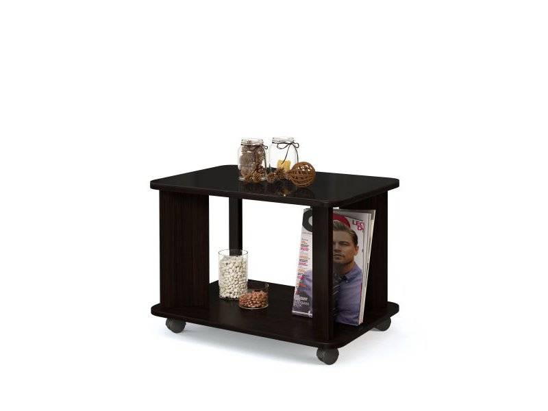 стол журнальный эдем-04 со стеклом в Нижневартовске