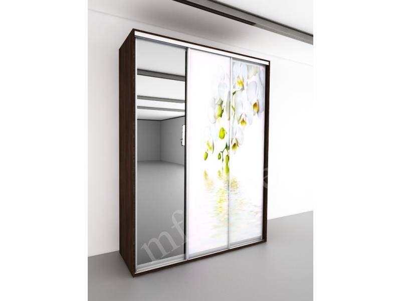 шкаф-купе белая орхидея 3 в Нижневартовске