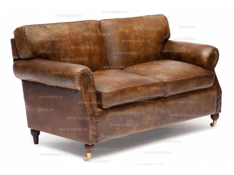 диван бронко 2-х местный из натуральной кожи в Нижневартовске