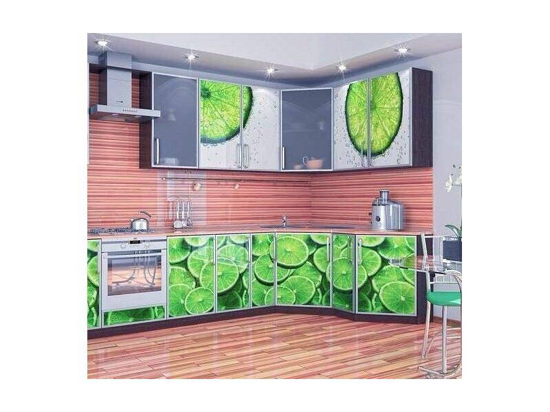 кухня с фотопечатью лайм в Нижневартовске