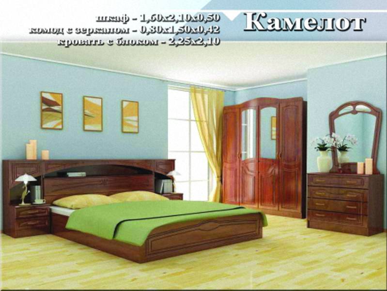 спальный гарнитур «камелот» в Нижневартовске
