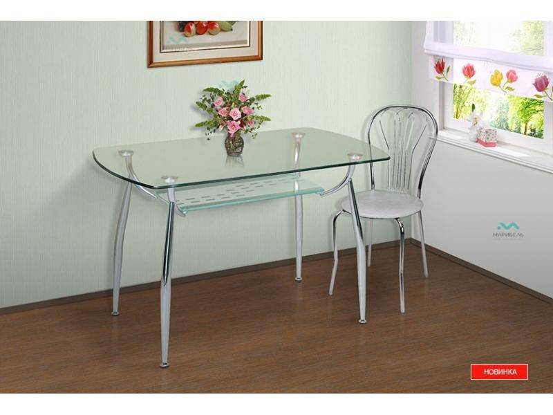 стеклянный стол на кухню 2с в Нижневартовске