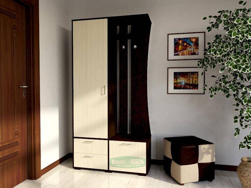 черно-белая прихожая пр 13 в Нижневартовске