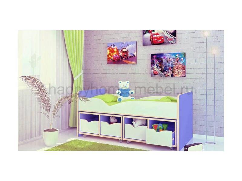 низкая кровать-чердак happy kids k-13 в Нижневартовске