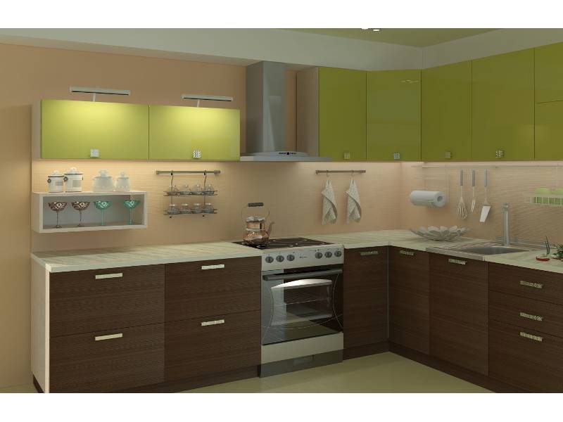 кухня угловая бельканто фасады мдф в Нижневартовске