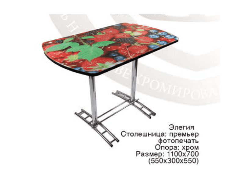 стол элегия с фотопечатью в Нижневартовске