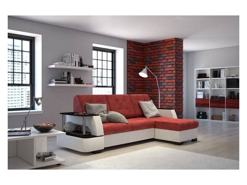 угловой диван брайтон с полкой в Нижневартовске