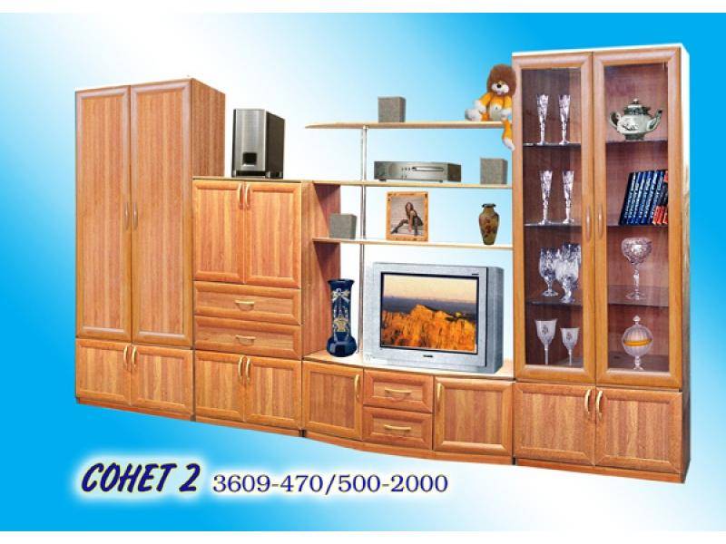 гостиная стенка сонет -2 в Нижневартовске