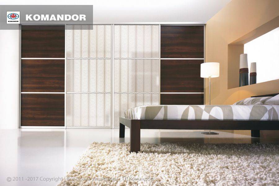 шкаф-купе в спальню 067 в Нижневартовске