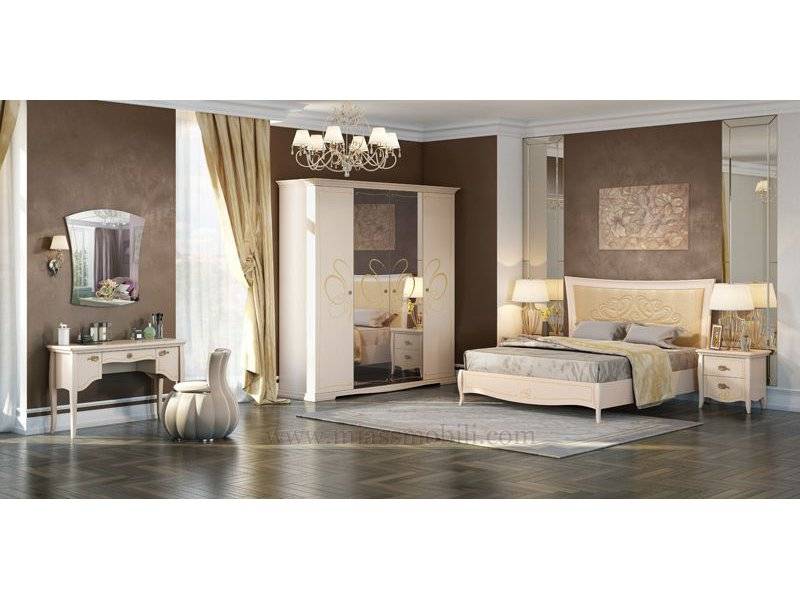 спальный гарнитур viola беж в Нижневартовске