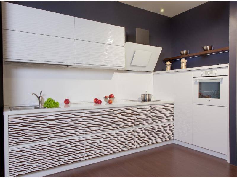 кухонный гарнитур угловой волна в Нижневартовске