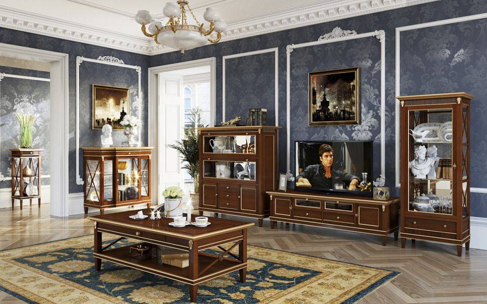 гостиная verona из шпонированного массива березы в Нижневартовске