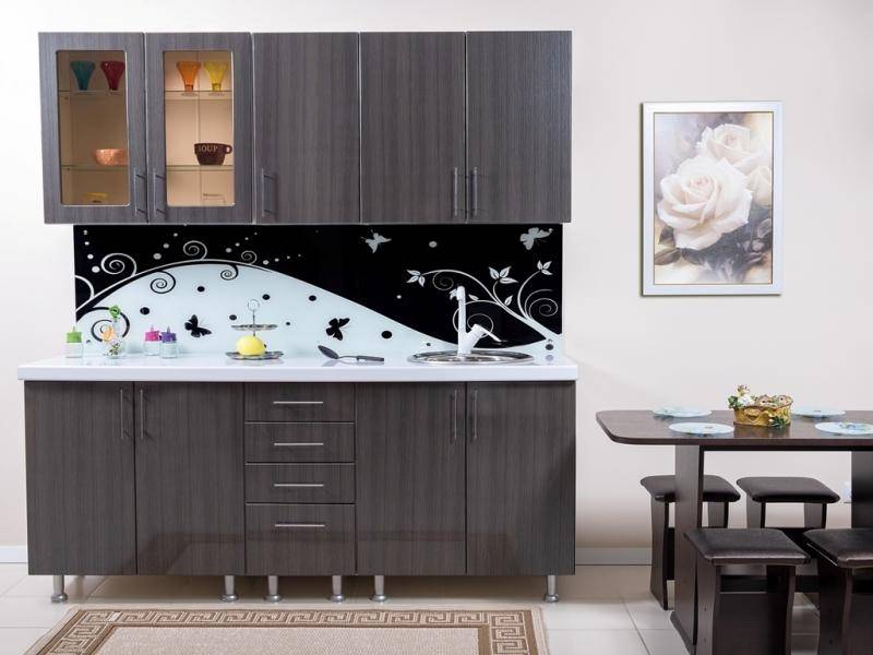 кухня прямая вета-6 серая полоска в Нижневартовске