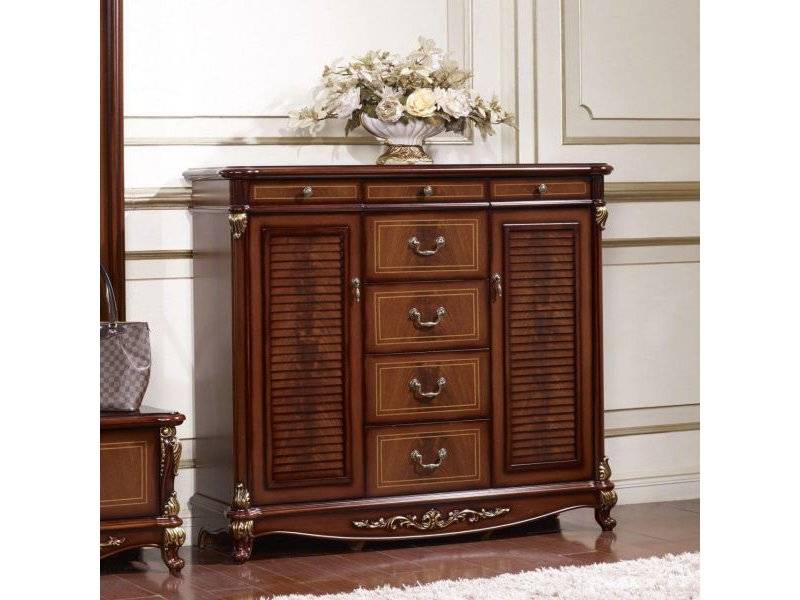 обувница afina орех с зололотом 3 секции в Нижневартовске