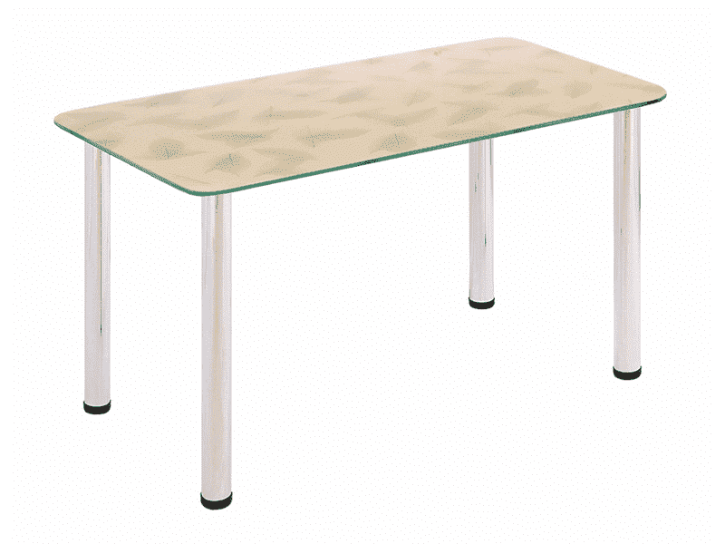 обеденный стол арт 6.2 золотые листья в Нижневартовске