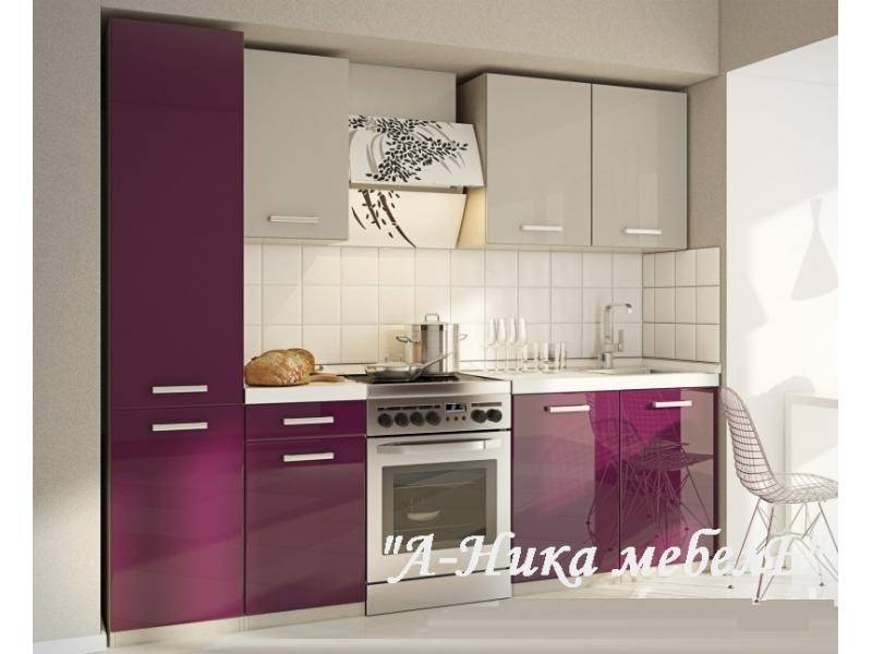 глянцевая кухня с рисунком эстель в Нижневартовске