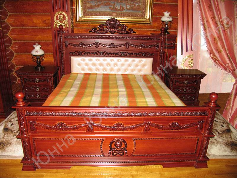 деревянная кровать для спальни в Нижневартовске