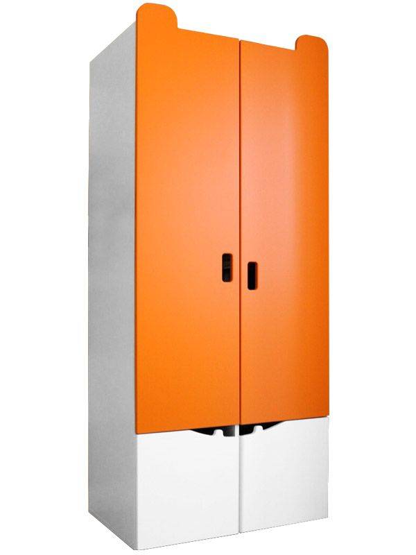 шкаф двустворчатый бережливый майки в Нижневартовске