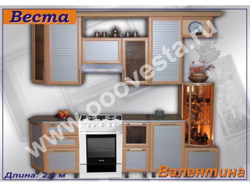 кухонный гарнитур прямой валентина в Нижневартовске