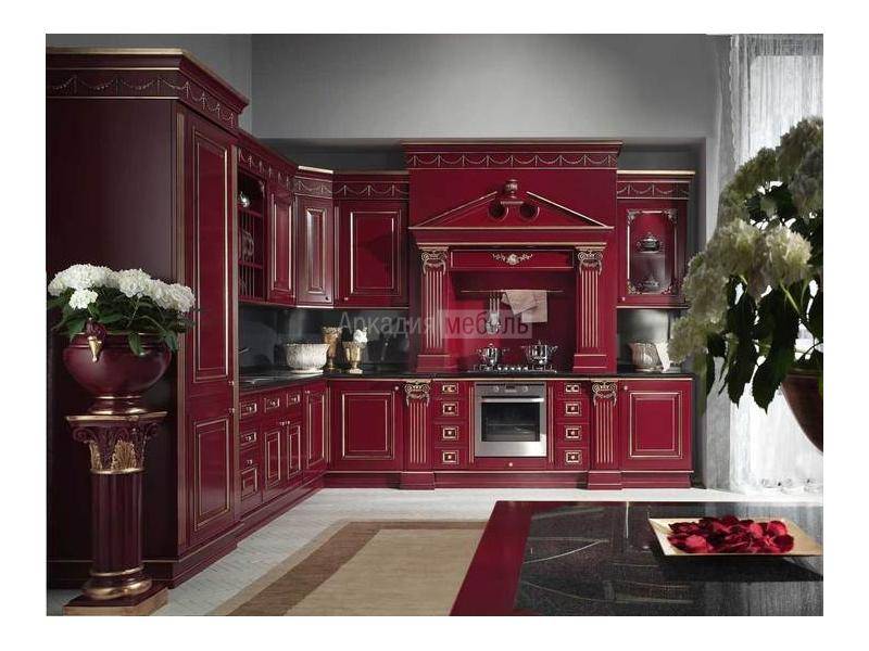 яркая красивая кухня агат 5 в Нижневартовске